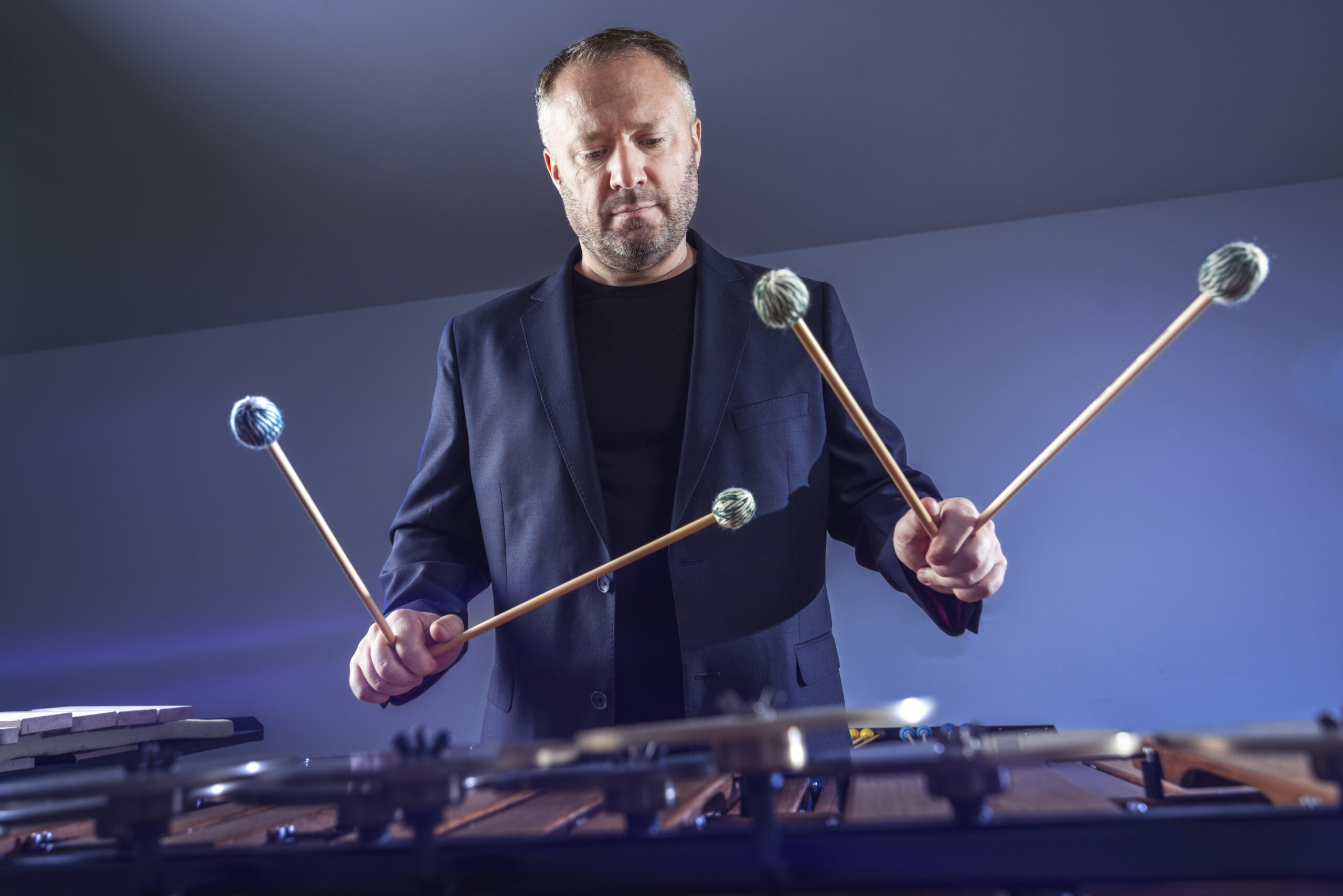 Colin Currie playing percussion